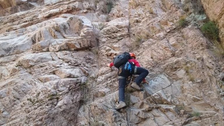 Abel y Matías quedaron atrapados el domingo por la tarde y fueron rescatados el lunes pasado el mediodía.