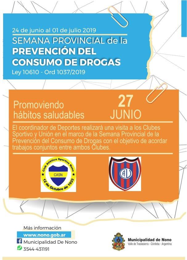 Semana de prevención contra adicciones