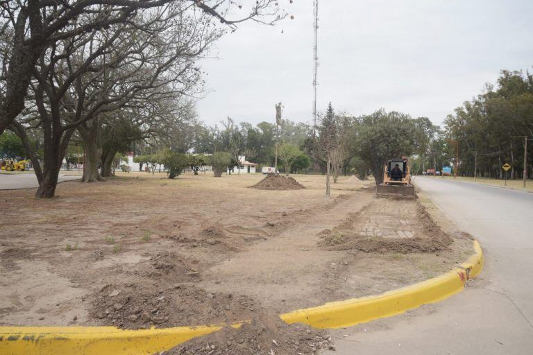 Paseo Peatonal sobre la Calle Bernardo Erb en Arroyito