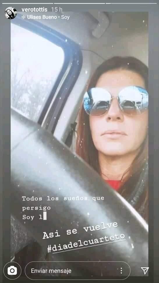 La última foto de la mujer, compartida en su estado de Whatsapp al regresar de Jesús María