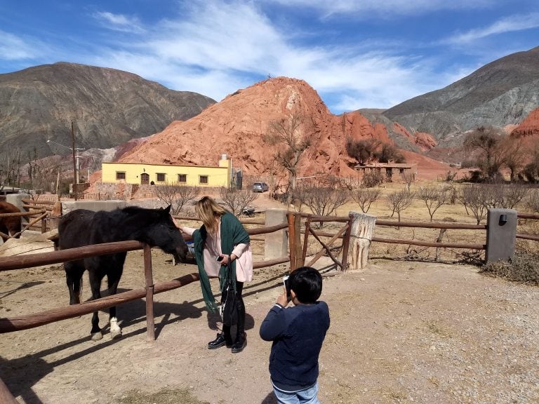 Los visitantes apreciaron Jujuy en todo su esplendor.