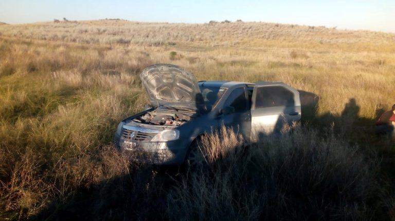 Auto involucrado en el accidente