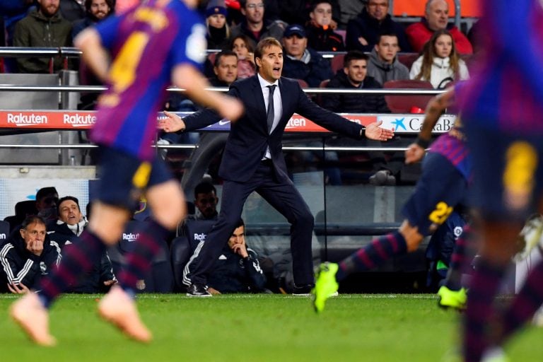 El DT de Real Madrid, Julen Lopetegui (GABRIEL BOUYS / AFP)