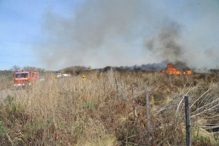 Incendio forestal en las Sierras de Córdoba (imagen ilustrativa)