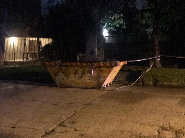 El accidente se produjo durante una tormenta en barrio Guadalupe.