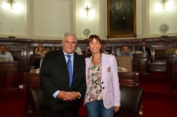 Tulio Marchetto y Florencia Barcia. El defensor adjunto ocupa el lugar después de la renuncia de la titular Florencia Barcia (web).