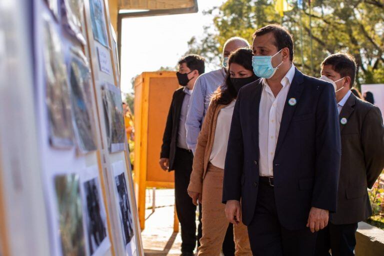 Muestra por el aniversario de Fachinal en Misiones, con la presencia de Herrera Ahuad.