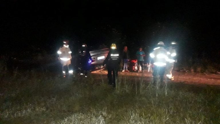 Vuelco Ruta 12
Crédito: Bomberos Ceibas