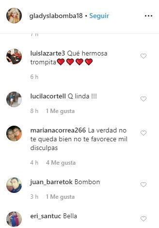 La tucumana recibió halagos y críticas tras su posteo (Instragram).