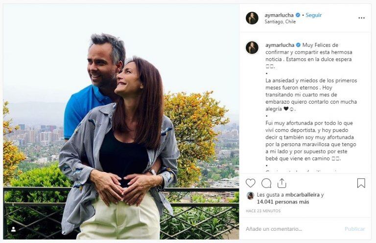 Luciana Aymar y Fernando González esperan su primer hijo. (Instagram)