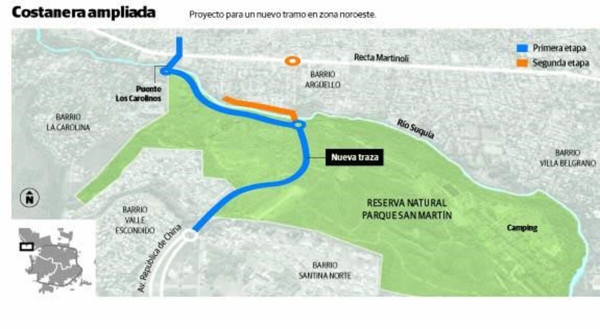 Vecinos preocupados por la ampliación de la Costanera Noroeste