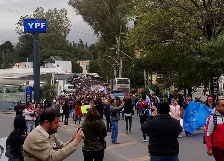 Marcha docente (Twitter Saeta)