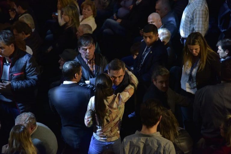 El acto de Macri de cierre de campaña en Córdoba, en la Plaza de la Música.