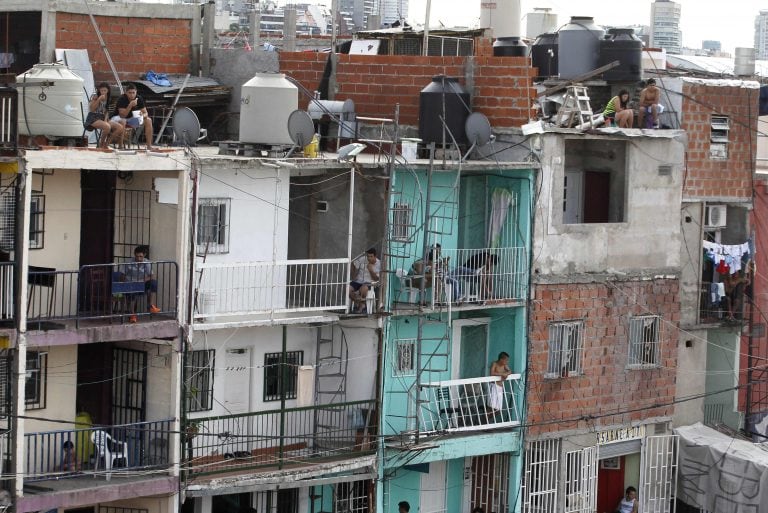 La villa 31 de Retiro, uno de los barrios precarios que más creció en los últimos años\u002E REUTERS/Enrique Marcarian