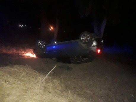 Dos accidentes, con diez horas de diferencia en la ruta de Santa Rosa del Conlara en San Luis.