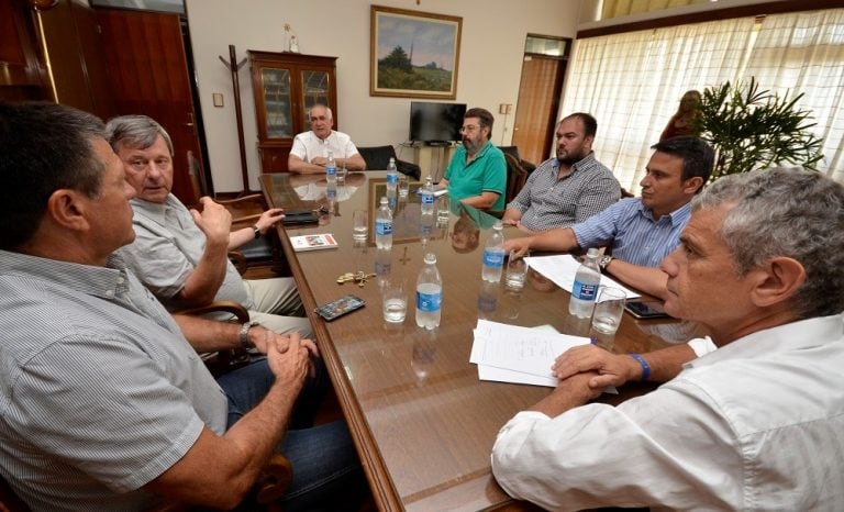 La reunión del Ejecutivo en Casa de Gobierno (Gobierno de La Pampa)