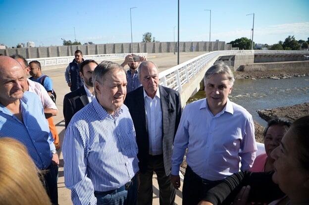 Inauguración del Puente Letizia.