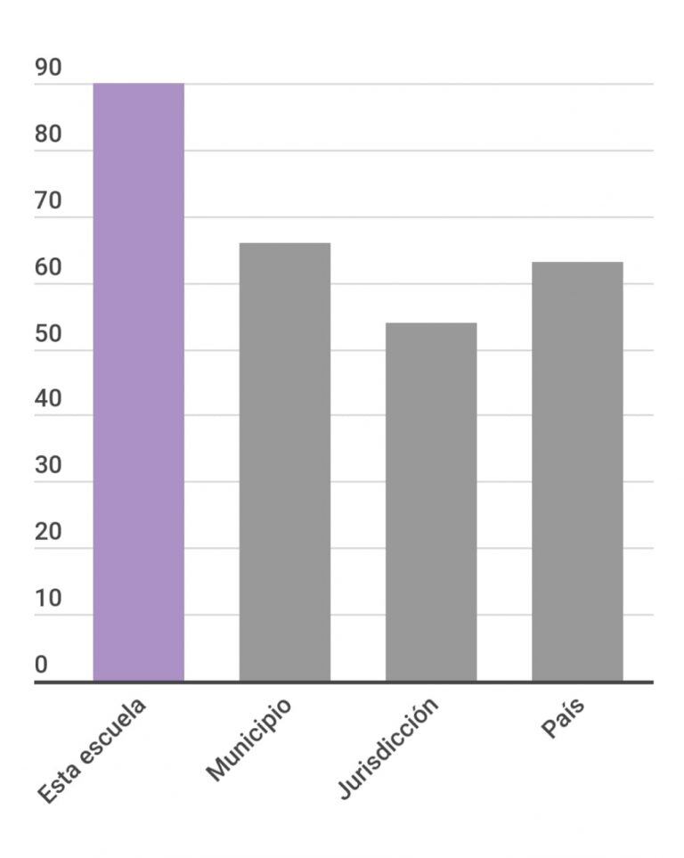 Resultados Lengua en alumnos de quinto años del Nacional 1 - Fuente Infobae