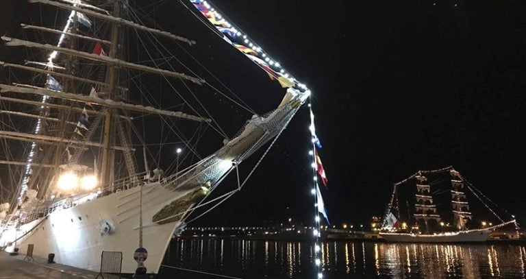 Fragata Libertad en Perú