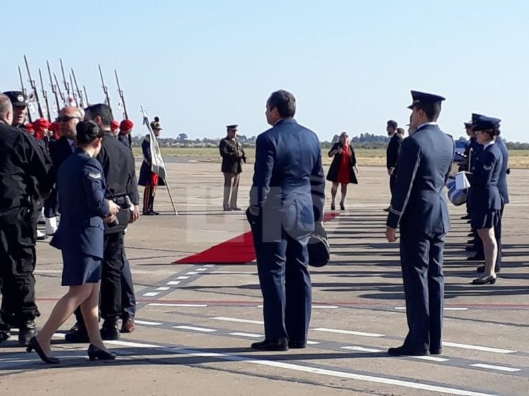 El presidente de Uruguay Tabaré Vázquez llegó a Santa Fe. (Web)