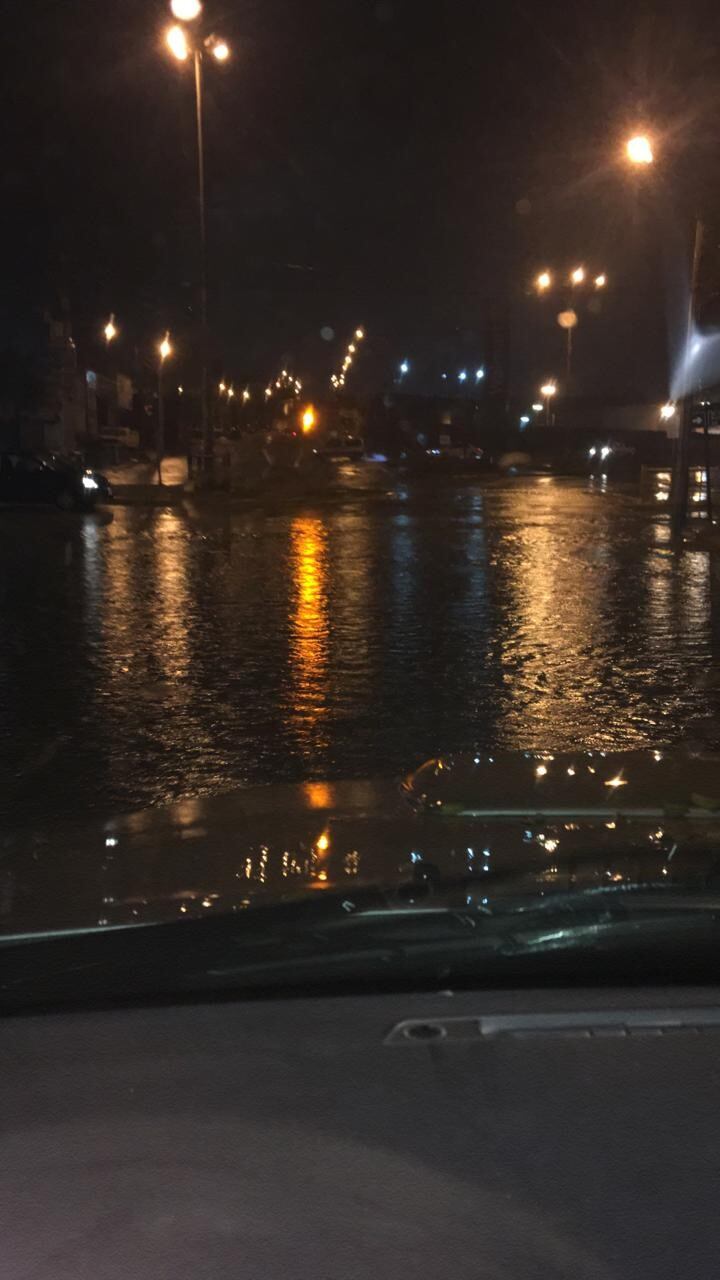 Anoche la lluvia fue intensa. Fotos Marcelo Vidal