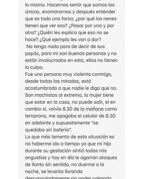 La expareja de Lautaro Acosta lo denunció por maltrato. (Instagram)