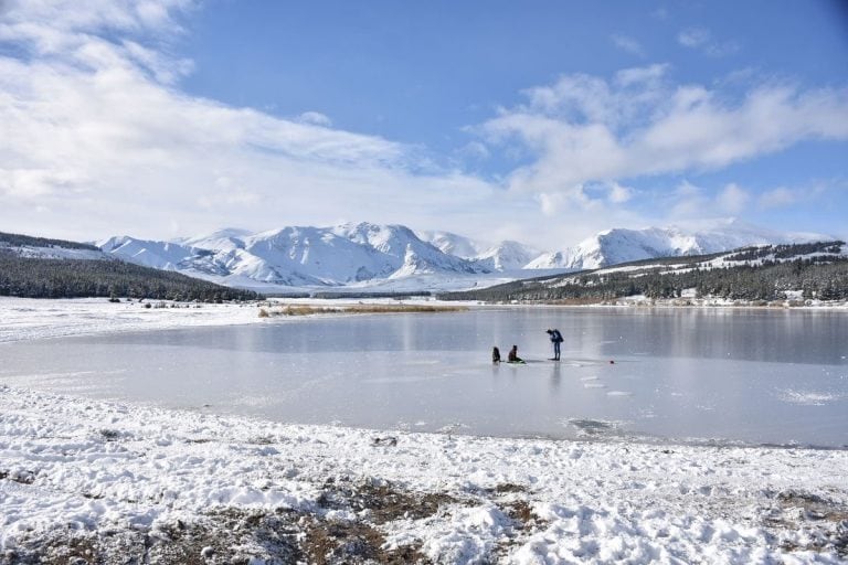 Esquel registró las temperaturas más del país en los últimos días. Foto Juan Balestra