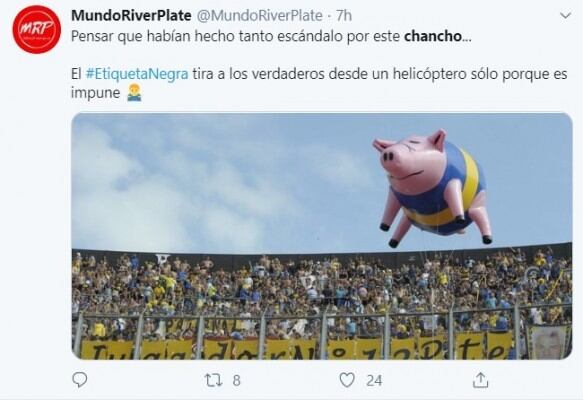 Los memes del "cordero volador" (Foto: captura Twitter)