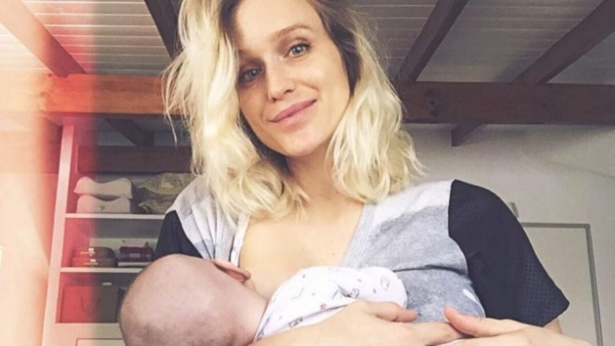 Brenda Gandini contó los problemas que tuvo para amamantar a su hijo