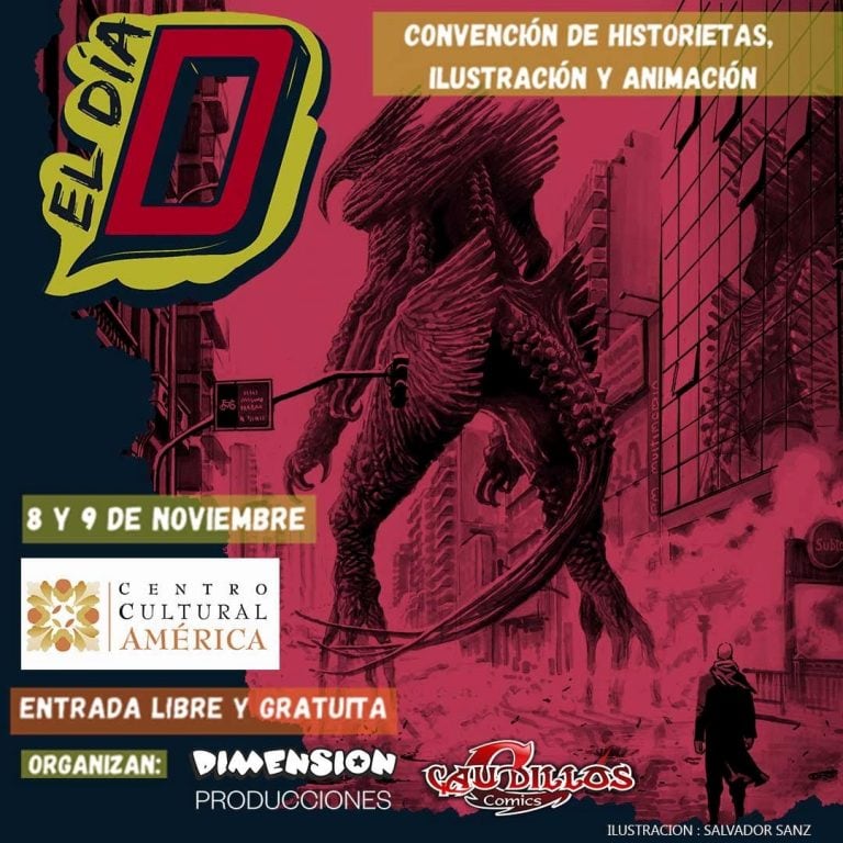 El Día D, convención de historietas, ilustración y animación (Facebook Centro Cultural América)