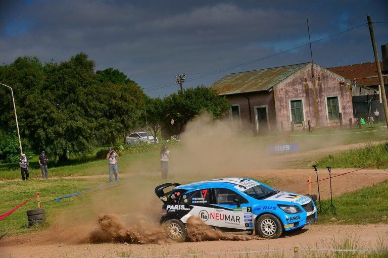 El puntano Miguel Baldoni, escolta de Ligato en la tabla de la categoría RC2 (Maxi Rally Turbo).