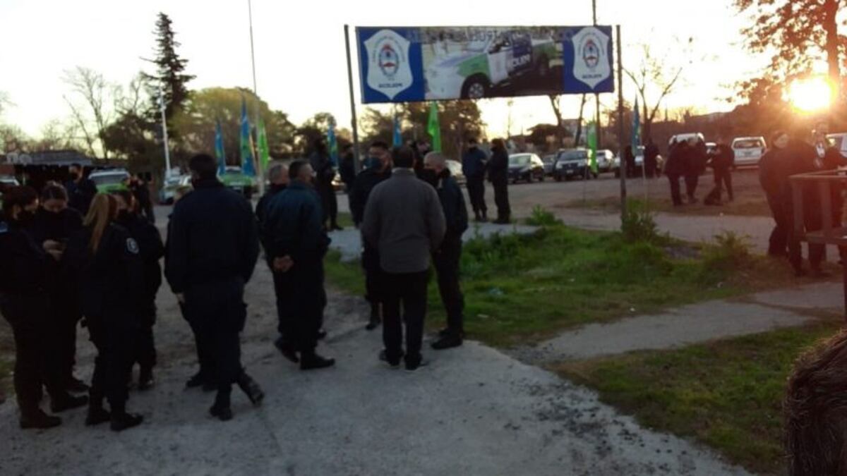Cómo fue la protesta de la Policía Bonaerense en La Plata