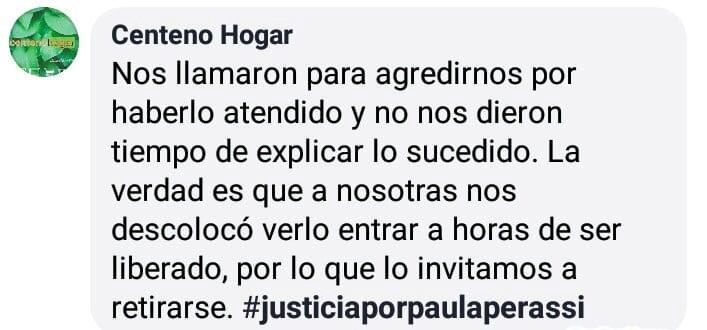 El comercio explicó en Facebook por qué echaron a Gabriel Strumia. (Captura Facebook)