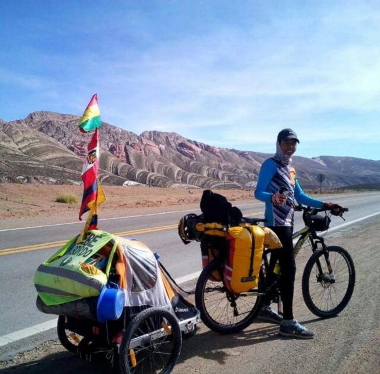 Sebastián en un viaje al Fin del Mundo