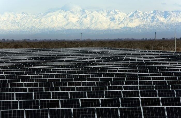 Parque Solar en Santa Rosa, Mendoza.