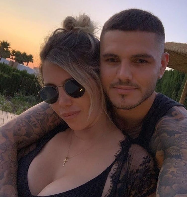 Wanda Nara y Mauro Icardi (Foto: Instagram)