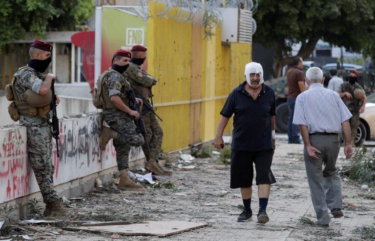 El día después de la trágica explosión en Beirut. (Foto: AP)