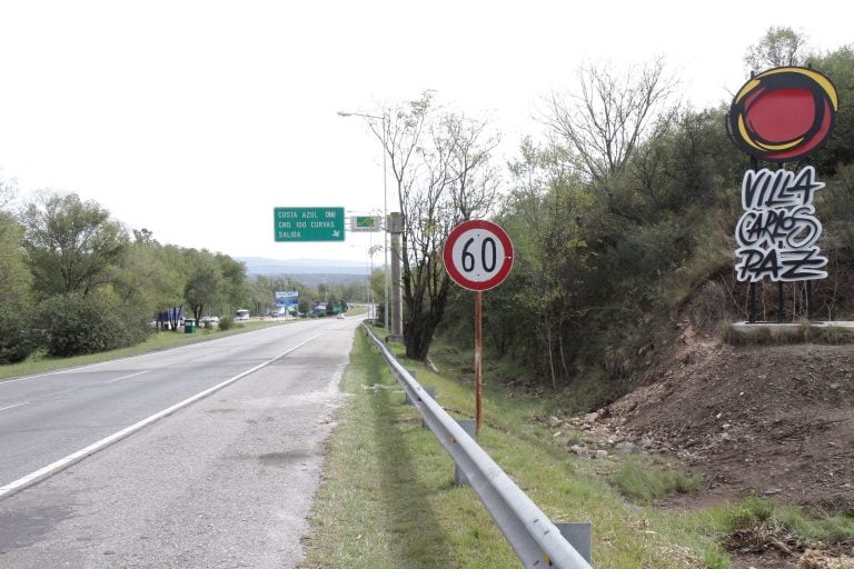 Cartel Luminoso en el Ingreso en la "bajada del cajón"