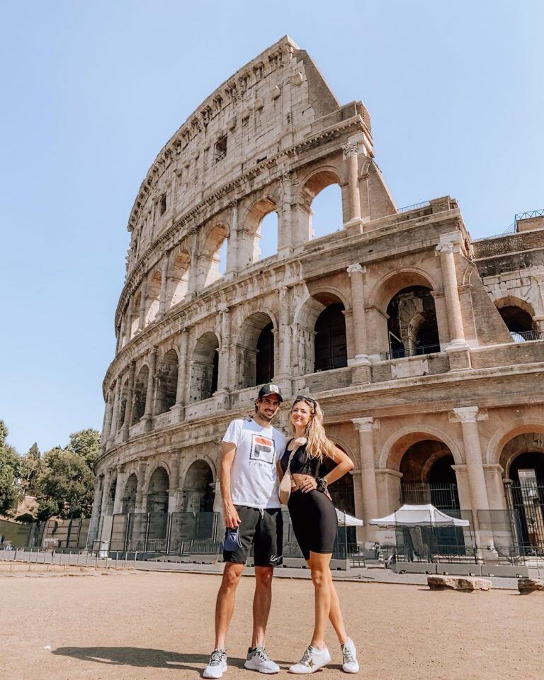 Stephanie Demner compartió las primeras fotos del reencuentro con su novio Guido Pella en Europa