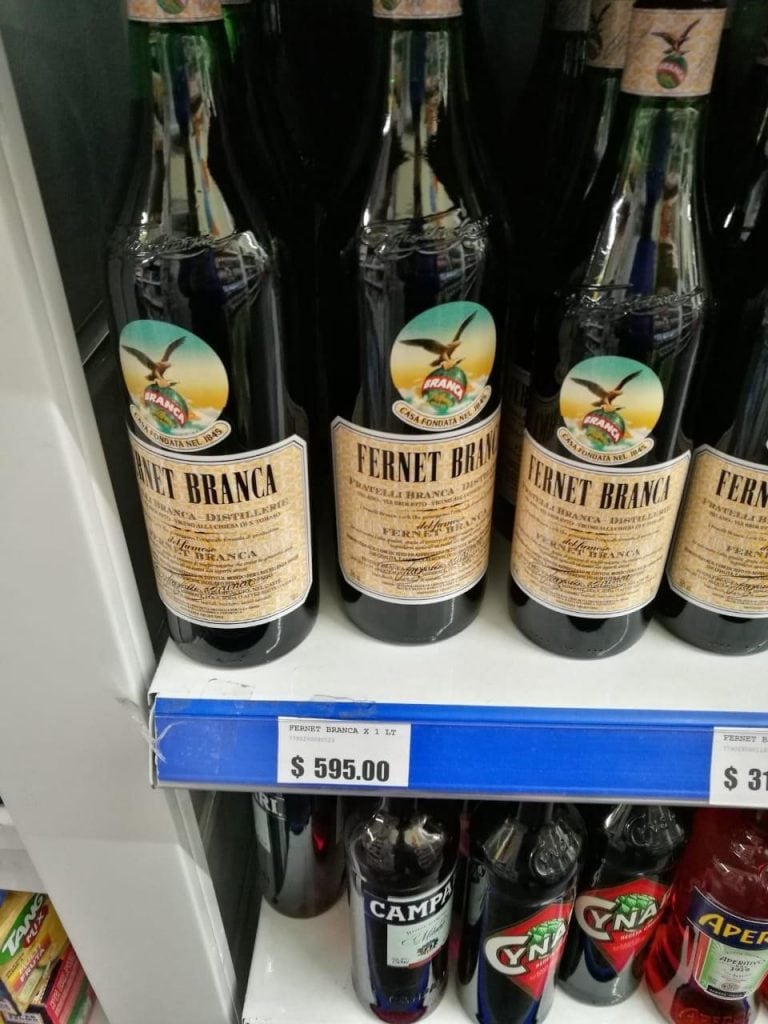 El fernet y los precios de este miércoles tras la imagen que se viralizó con un valor de $ 595.