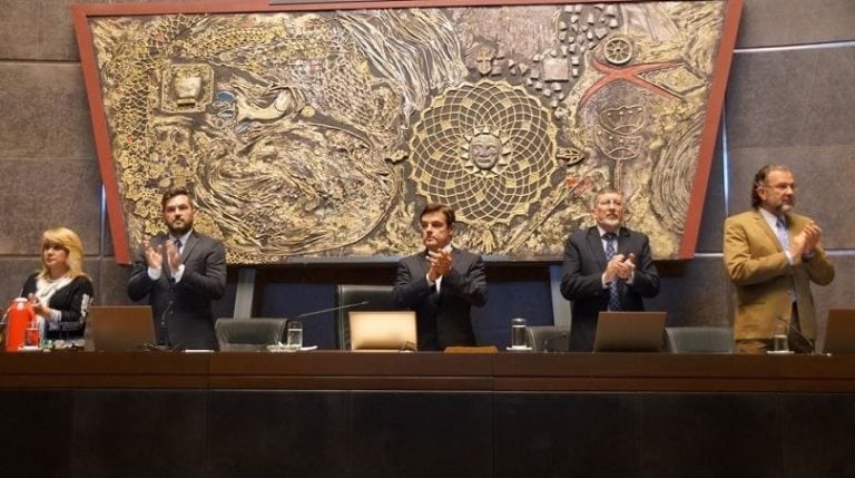 Se llevó a cabo la primera sesión ordinaria de la Legislatura. (Foto: Misiones Online)