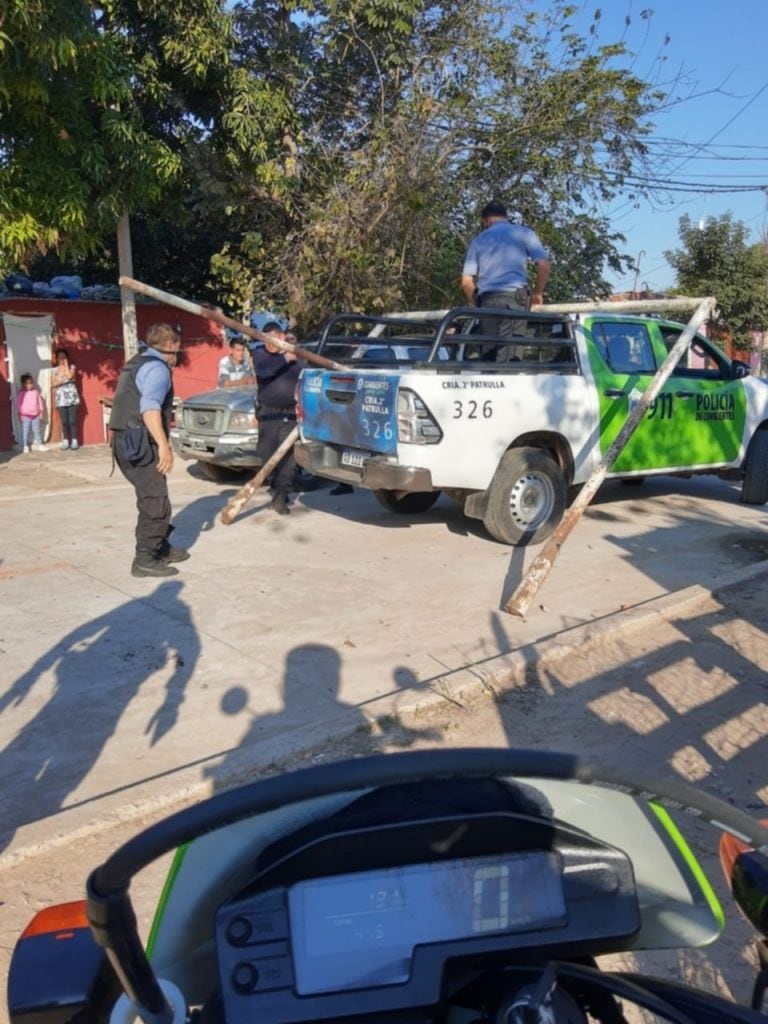 El viernes secuestraron los arcos de una canchita para que no jueguen al fútbol.