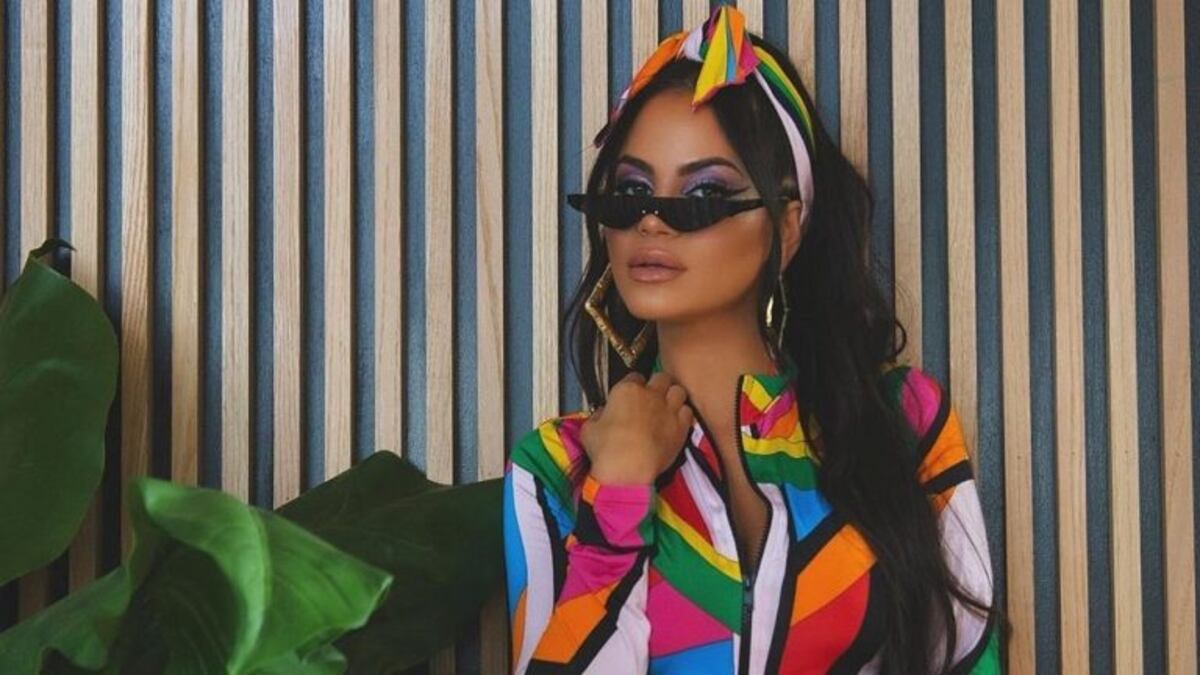 Natti Natasha posó con ropa interior tejida y prometió a sus seguidores: "Pronto les daré un regalito"