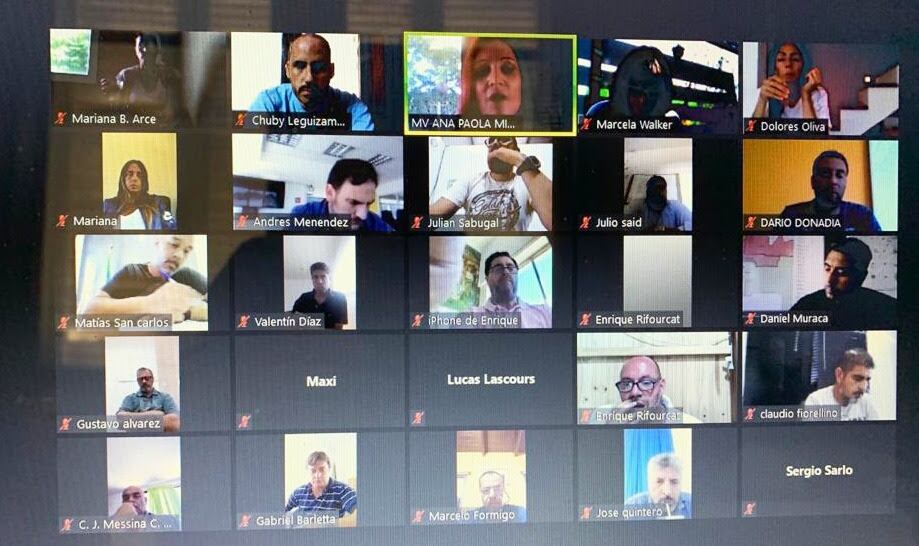 Se realizó una mesa de trabajo virtual junto a los delegados de las 23 localidades platenses.