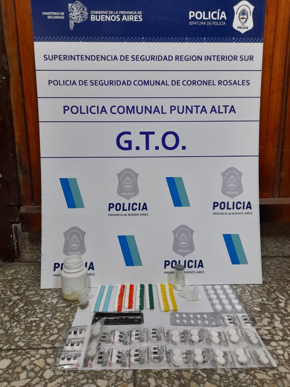 Elementos secuestrados en un allanamiento