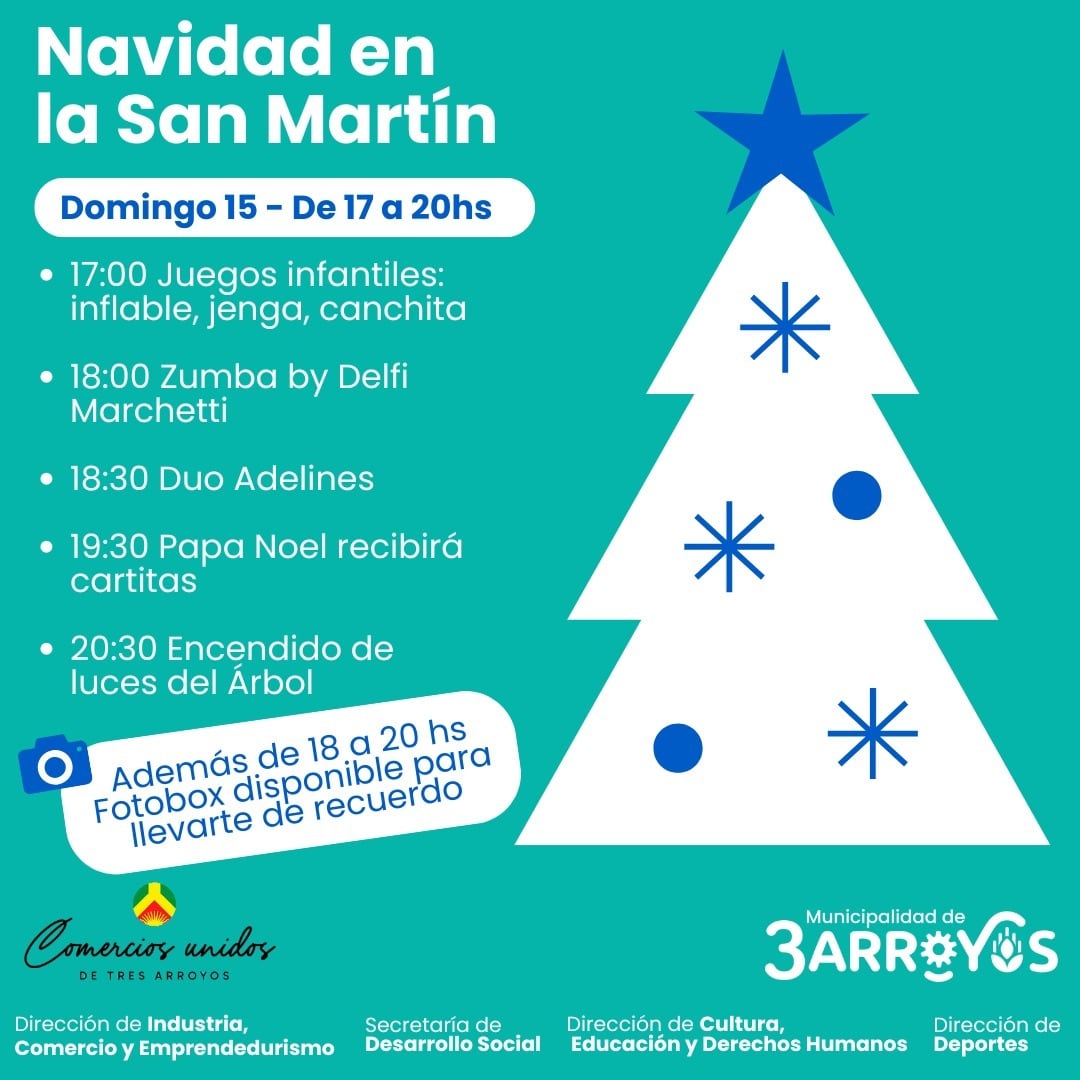 Navidad en la plaza San Martín