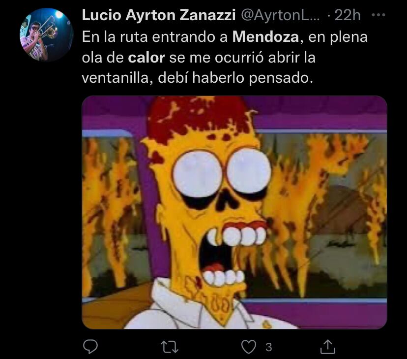 El calor se siente en Mendoza y quienes viven en la provincia tenían mucho que decir.