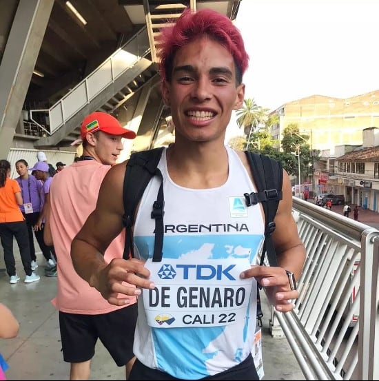 Bruno de Genaro, atleta de San Luis.