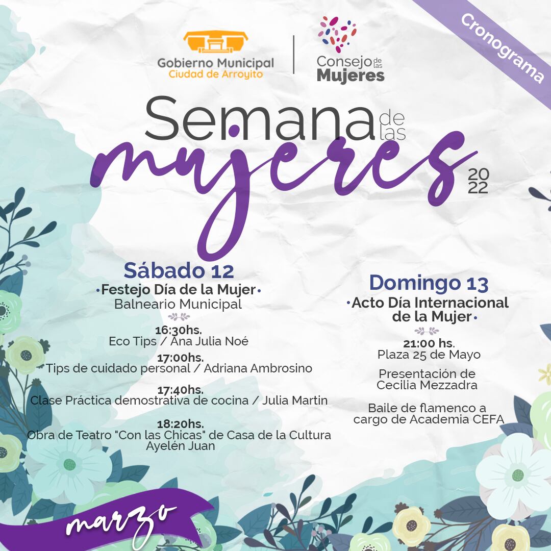 Semana Mujeres en Arroyito