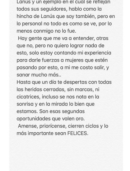 La expareja de Lautaro Acosta lo denunció por maltrato. (Instagram)